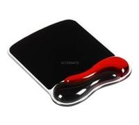 Kensington, Tappetino per mouse con poggiapolsi, Duo gel, Nero e rosso