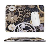 Mouse Pad Ingranaggi Meccanici Steampunk Lavabile Mouse Mat Portatile Desk Mat per Mac Computer Gaming 25X30Cm