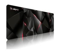 MOUSE PAD KIMPAD ProEdge Series Gaming XL Geometry 80x30x3 mm, Superficie con stampa ad alta risoluzione della mappa del mondo, Base in gomma naturale antiscivolo, Spessore di 3 mm per comfort e stabi
