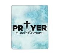 Mouse Pad La Preghiera Cambia Tutto Confortevole Tappetino Scrivania Multifunzione Desk Mat per Computer Gaming Mac 25X30Cm