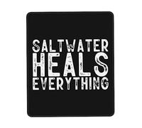 Mouse Pad L'Acqua Salata Guarisce Tutto Portatile Mouse Mat Pulire Desk Mat per Computer Gaming Laptop 25X30Cm