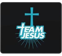 Mouse Pad Logo del Team Jesus Grande Mouse Mat Portatile Desk Mat per Laptop Ufficio Computer Portatile 25X30Cm