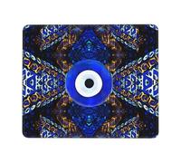 Mouse Pad Malocchio Greco d'Epoca Lavabile Mouse Mat Waterproof Desk Mat per Ufficio Gaming Mac 25X30Cm