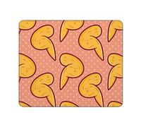 Mouse Pad Modello Senza Cuciture di Ali di Pollo Confortevole Mouse Mat Grande Tappetino Scrivania per Ufficio Computer Laptop 25X30Cm