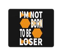 Mouse Pad Non Sono Nato per Essere Un Perdente Lavabile Mouse Mat Multifunzione Tappetino Scrivania per Ufficio Pc Mac 25X30Cm