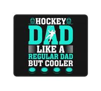 Mouse Pad papà Hockey Come Un papà Normale Ma più Figo Scorrimento Facile Mouse Mat Pulire Desk Mat per Computer Pc Mac 25X30Cm