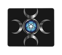 Mouse Pad Pentagramma della Dea della Triplice Luna Portatile Mouse Mat Multifunzione Desk Mat per Mac Ufficio Computer 25X30Cm