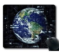 Mouse pad personalizzato, mouse pad centrale, Earth Internet Globalization Technology NetworkGaming mouse pad, tappetino mouse da gioco