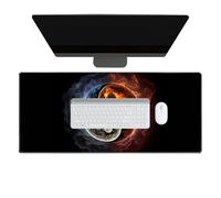 Mouse Pad, Professional Desktop, 35.43inch Computer Mice with Durable Rubber Feature, Oversize Desk Pad with Stylish Fabric, Mouse Desk with Clear Pattern Design, Desktop Mat for Office Home