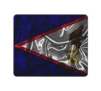 Mouse Pad, Silk Style Flag of American Samoa Tappetini per Il Mouse Antisfilacciamento Tappetino per Mouse Lavabile Gaming Mousepad per Ufficio Pc 25X30Cm