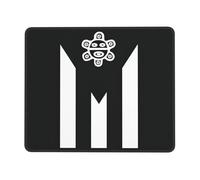 Mouse Pad sol Taino Flag Puerto Rico Art Portatile Mouse Mat Durevole Accessori Gaming per Mac Ufficio Computer 10X12In