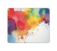 Mouse Pad Stains of Watercolor Paint Splatters Gaming Mouse Pad 10x12in