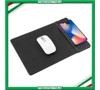 ✅ MOUSE PAD TAPPETINO RICARICA WIRELESS QI CARICA SENZA FILI PER IPHONE ANDROID✅