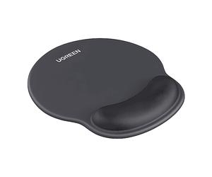 MOUSE PAD UGREEN LP668 - Superficie Liscia in Tessuto, Antiscivolo, Impermeabile, Spessore 4 mm, Superficie liscia, base antiscivolo, supporto polso ergonomico, impermeabile, facile da pulire, Nero