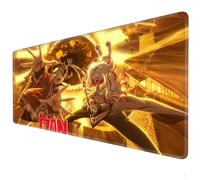 Mouse Pad XXL 90 × 40 cm | Anti slip MousePad | Stitching Edge Precise Control Gaming MousePad | PC Anime MousePad | Office Mouse Pad Notebook Protective Pad (Evil Eye)