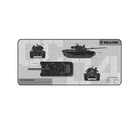 MOUSE PAD YENKEE DEFENDER WT90 - Grande, Superficie Liscia in Tessuto, Antiscivolo, Impermeabile, Superficie liscia per tracciamento preciso, base antiscivolo, spessore ergonomico 4mm, resistente all'