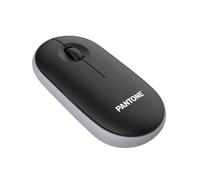 Mouse Pantone PT-MS001BK Wireless USB-C 2400 DPI Nero Grigio Ergonomico