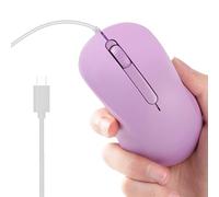 Mouse per computer cablati - 4 pollici plug-and-play USB da 4 pollici per giochi da tavolo con controllo del cursore liscio, presa comoda per gli studenti in lavoro