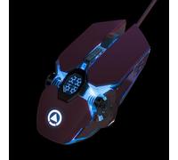Mouse per Computer con Filo 4 DPI Regolabili USB Plug and Play Mouse Rosa