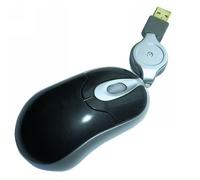 Mouse per laptop Megakick adattatore USB nero/argento M083