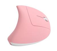 Mouse per Tunnel Carpale Destra della Mano Destra, 2,4 G di Mouse Verticale USB Wireless Ergonomico Ergonomico Uffice Office di Gioco Accessori per Computer Ricaricabili H1 (Topo rosa