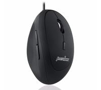 Mouse Perixx PERIMICE-519 USB 1600 DPI Nero Ergonomico 6 Tasti
