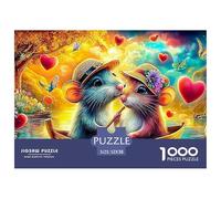 Mouse Professional-Grade Jigsaw Puzzles for Adults A Demanding 1000-Piece (Advanced) Challenging Puzzle Games Experience - Serves As An Excellent And Enjoyable Gift for Adults And Kids Age 12 Y