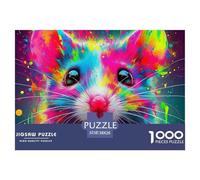 Mouse, Puzzle Da 1000 Pezzi, Esperienza Artistica Che Trasforma Il Risultato Finale in Un Elegante Capolavoro Murale, Decorazione Raffinata Per Abbellire Gli Spazi Interni, Adatto A Partire Dai 12 Ann