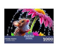 Mouse, Puzzle Da 1000 Pezzi, Esperienza Artistica Che Trasforma Il Risultato Finale in Un Elegante Capolavoro Murale, Decorazione Raffinata Per Abbellire Gli Spazi Interni, Adatto A Partire Dai 12 Ann
