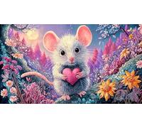 mouse Puzzle Impossible 1000 Pezzi Decorazione per la casa. Rilassamento e Intelletto per Adulti e Bambini da 12 Anni 38x52cm/1000pcs