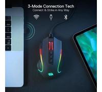 Mouse Redragon M612 PRO Bluetooth 2.4GHz 8000 DPI Nero RGB