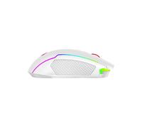 MOUSE REDRAGON M914W-RGB NIX, Collegamento RF Wireless + Bluetooth + USB Type-C, Risoluzione max 5000 dpi, Bianco