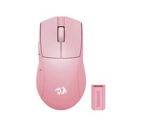 Redragon M916 PRO - Mouse da gioco wireless a 3 modalità, iperveloce 4K, 49 g, ultra leggero, 26 K, con impugnatura ergonomica naturale, tasti macro ridefinibili, supporto software
