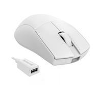 Mouse Redragon M916W-PRO-4K K1NG Wireless RF Bluetooth USB-C 26000DPI Bianco Ultra Leggero