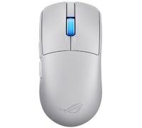 ASUS ROG Harpe II Ace, Mouse Gaming Wireless, Sensore Ottico AimPoint Pro 42K, Polling 8K, Tasti Ottici, 5 Pulsanti Programmabili, Progettato per Giochi FPS, Solo 48 g di Peso, Simmetrico, Bianco