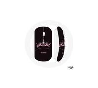 Mouse senza fili - Blackpink - Logo rosa - Compatibile con Mac e PC - Chiavetta USB Wifi inclusa - Design The Album