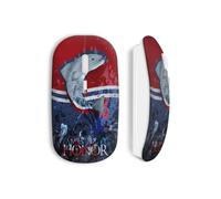Mouse senza fili - Game of Thrones - Dovere familiare Onore - Rosso - USB Wi-Fi - Compatibile con Mac e PC