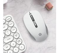 Mouse senza fili HP carino e silenzioso, connessione affidabile a 2,4 GHz, mouse portatile S1000 PLUS per computer e laptop, plug and play USB, il miglior regalo per Ognissanti e Natale Tagli Unica,Ta