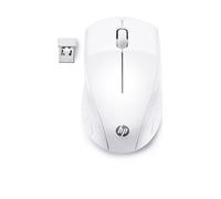 MOUSE SENZA FILI HP Wireless 220, Collegamento RF Wireless, Scrolling a Rotella, Bianco
