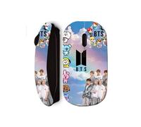 Mouse senza fili - Kpop - BTS - Nero - 2024 - Con chiavetta USB nano inclusa