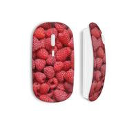 Mouse senza fili - Lamponi in delirio - Rosso - USB wifi - Compatibile con Mac e PC