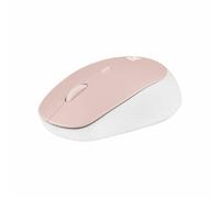 Mouse senza Fili Natec Harrier 2 Bianco Rosa 1600 dpi