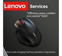 Mouse senza fili silenzioso Lenovo N230 2,4 GHz, latenza ultra bassa, risposta rapida, lunga durata della batteria, design ergonomico per ufficio Tagli UnicaColore unicoPolipropilene