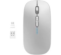 Mouse silenzioso, Bluetooth4.0 Consente un'ampia compatibilità, il design ergonomico promuove un utilizzo confortevole, il DPI regolabile offre una
