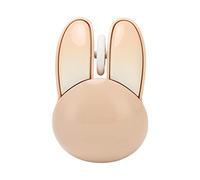 Mouse silenzioso, mouse Kawaii con 3 pulsanti, efficace gamma di 33 piedi per la caffetteria per le ragazze (colore del tè del latte)