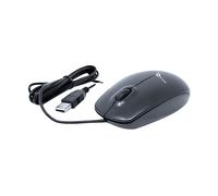 Kit Mouse, USB, 3 Button, - Optical, Black, Wheel, - Logitech, 11D3V, Optical, USB Type-A, 1000 DPI, Black - Warranty: 6M