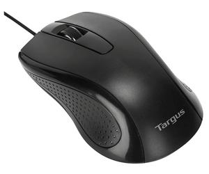 MOUSE TARGUS AMU81AMGL, Collegamento USB Typ-A, Scrolling a Rotella, Risoluzione max 1000 dpi, forma ergonomica, Nero