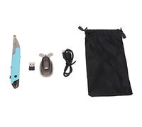Mouse Tascabile con Penna, Traduzione 1600 DPI 2,4 GHz Mouse con Penna per Input Vocale Wireless Ad Alta Precisione con Clic Facile per PC (Blu)