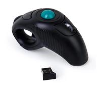 Mouse Trackball Wireless digitale da 2.4GHz Design ergonomico dito utilizzando Mouse ottico portatile Track Ball Mouse per Android TV PC