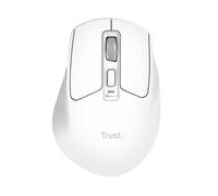 Mouse Trust Niven RF Wireless Bluetooth 3200DPI Bianco USB-C 7 Tasti